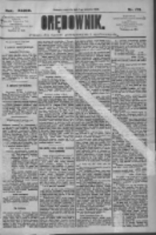 Orędownik: pismo dla spraw politycznych i społecznych 1909.08.01 R.39 Nr173