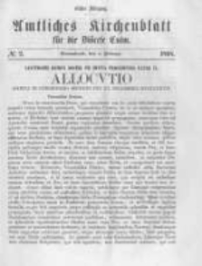 Amtliches Kirchenblatt für die Diöcese Culm. 1868.02.01 no.2