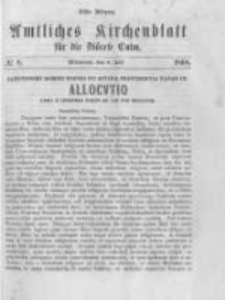 Amtliches Kirchenblatt für die Diöcese Culm. 1868.07.08 no.8