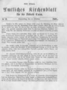 Amtliches Kirchenblatt für die Diöcese Culm. 1868.10.13 no.11