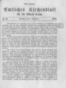 Amtliches Kirchenblatt für die Diöcese Culm. 1868.11.03 no.12