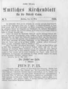 Amtliches Kirchenblatt für die Diöcese Culm. 1869.05.14 no.7