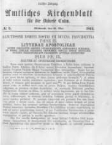 Amtliches Kirchenblatt für die Diöcese Culm. 1869.05.26 no.9