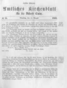 Amtliches Kirchenblatt für die Diöcese Culm. 1869.08.17 no.13