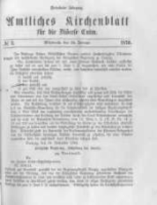 Amtliches Kirchenblatt f&uuml;r die Di&ouml;cese Culm. 1870.01.26 no.2