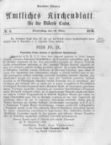 Amtliches Kirchenblatt für die Diöcese Culm. 1870.03.10 no.4
