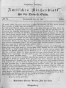 Amtliches Kirchenblatt f&uuml;r die Di&ouml;cese Culm. 1870.07.23 no.9