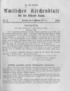 Amtliches Kirchenblatt f&uuml;r die Di&ouml;cese Culm. 1887.03.08 no.2