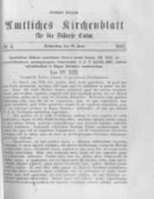 Amtliches Kirchenblatt f&uuml;r die Di&ouml;cese Culm. 1887.06.16 no.4