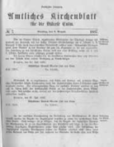 Amtliches Kirchenblatt f&uuml;r die Di&ouml;cese Culm. 1887.08.09 no.7
