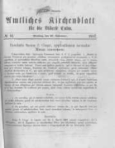Amtliches Kirchenblatt f&uuml;r die Di&ouml;cese Culm. 1887.11.29 no.10