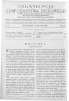 Organizacja Gospodarstwa Domowego: organ Sekcji Gospodarstwa Domowego przy Instytucie Naukowej Organizacji oraz Instytutu Gospodarstwa Domowego. 1930 R.4 nr12