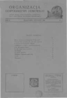 Organizacja Gospodarstwa Domowego: organ Sekcji Gospodarstwa Domowego przy Instytucie Naukowej Organizacji. 1928 R.2 nr1