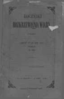 Roczniki Rozkrzewiania Wiary. 1870 nr252
