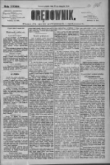 Orędownik: pismo dla spraw politycznych i społecznych 1909.08.27 R.39 Nr195