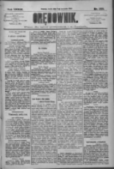 Orędownik: pismo dla spraw politycznych i społecznych 1909.09.08 R.39 Nr205