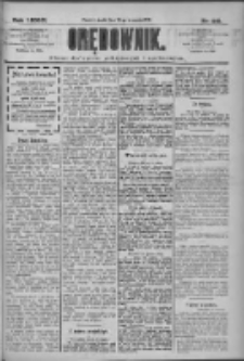 Orędownik: pismo dla spraw politycznych i społecznych 1909.09.22 R.39 Nr216