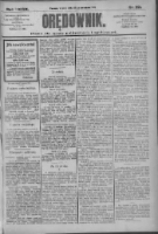 Orędownik: pismo dla spraw politycznych i społecznych 1909.09.28 R.39 Nr221