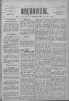 Orędownik: pismo dla spraw politycznych i społecznych 1909.10.10 R.39 Nr232