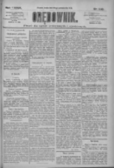 Orędownik: pismo dla spraw politycznych i społecznych 1909.10.20 R.39 Nr240