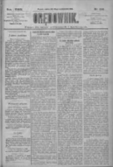 Orędownik: pismo dla spraw politycznych i społecznych 1909.10.23 R.39 Nr243