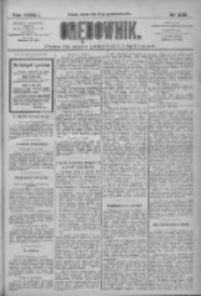 Orędownik: pismo dla spraw politycznych i społecznych 1909.10.30 R.39 Nr249