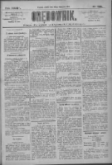 Orędownik: pismo dla spraw politycznych i społecznych 1909.11.20 R.39 Nr265