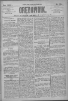 Orędownik: pismo dla spraw politycznych i społecznych 1909.11.26 R.39 Nr270