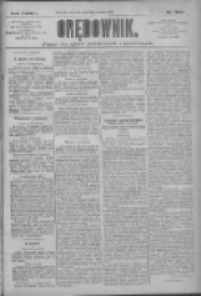 Orędownik: pismo dla spraw politycznych i społecznych 1909.12.02 R.39 Nr275