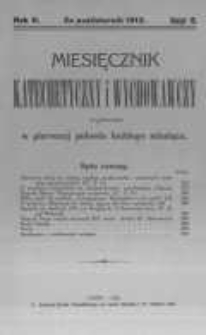 Miesięcznik Katechetyczny i Wychowawczy. 1912 R.2 nr10