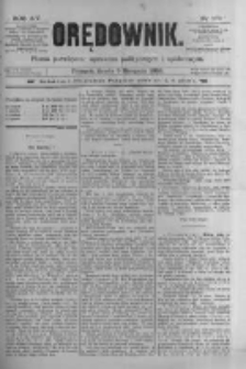 Orędownik: pismo poświęcone sprawom politycznym i sp&oacute;łecznym 1885.08.05 R.15 Nr176