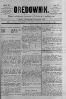 Orędownik: pismo poświęcone sprawom politycznym i spółecznym 1885.08.06 R.15 Nr177