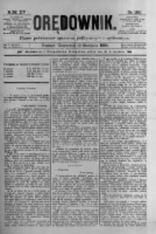 Orędownik: pismo poświęcone sprawom politycznym i sp&oacute;łecznym 1885.08.13 R.15 Nr183