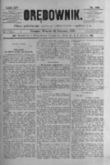 Orędownik: pismo poświęcone sprawom politycznym i spółecznym 1885.08.18 R.15 Nr186