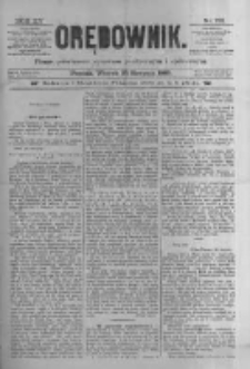 Orędownik: pismo poświęcone sprawom politycznym i spółecznym 1885.08.25 R.15 Nr192