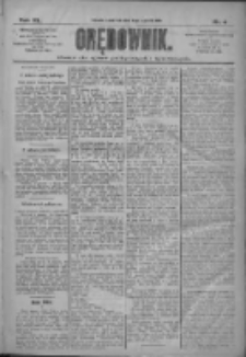 Orędownik: pismo dla spraw politycznych i społecznych 1910.01.06 R.40 Nr4