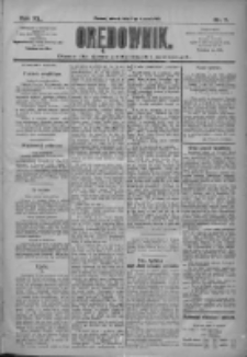 Orędownik: pismo dla spraw politycznych i społecznych 1910.01.11 R.40 Nr7