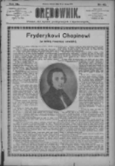 Orędownik: pismo dla spraw politycznych i społecznych 1910.02.22 R.40 Nr42