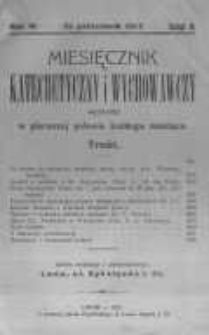 Miesięcznik Katechetyczny i Wychowawczy. 1917 R.6 nr10