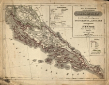 Das Oestreichische Koenigreich Dalmazien und die zwei Kroatischen Grenz-Regimenter der Ottochaner und Liccaner / entworf. u. gez. von F. W. Streit