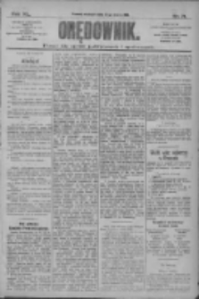 Orędownik: pismo dla spraw politycznych i społecznych 1910.03.27 R.40 Nr71