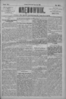 Orędownik: pismo dla spraw politycznych i społecznych 1910.05.11 R.40 Nr107