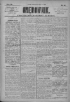 Orędownik: pismo dla spraw politycznych i społecznych 1910.05.15 R.40 Nr111