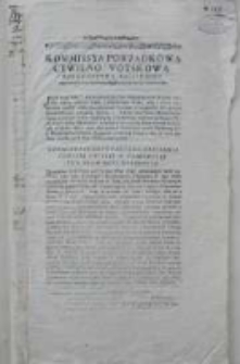 [Obwieszczenie Komisji Porządkowej Cywilno-Wojskowej woj. Kaliskiego]