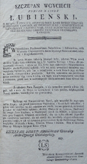 [List pasterski Stefana Łubieńskiego]