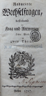 Reducirte Wechselfragen Bestehend in Frag und Antworten