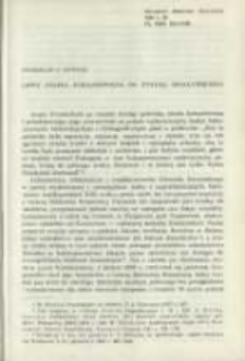 Listy J&oacute;zefa Łukaszewicza do Tytusa Działyńskiego. Pamiętnik Biblioteki K&oacute;rnickiej Z. 20.