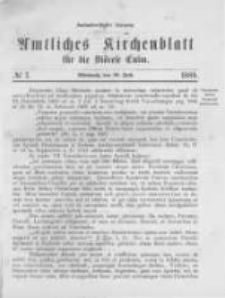 Amtliches Kirchenblatt für die Diöcese Culm. 1889.07.10 no.7