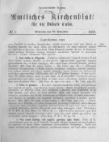 Amtliches Kirchenblatt für die Diöcese Culm. 1889.11.27 no.11