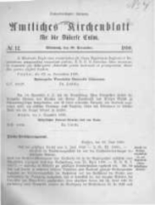 Amtliches Kirchenblatt für die Diöcese Culm. 1890.12.10 no.12